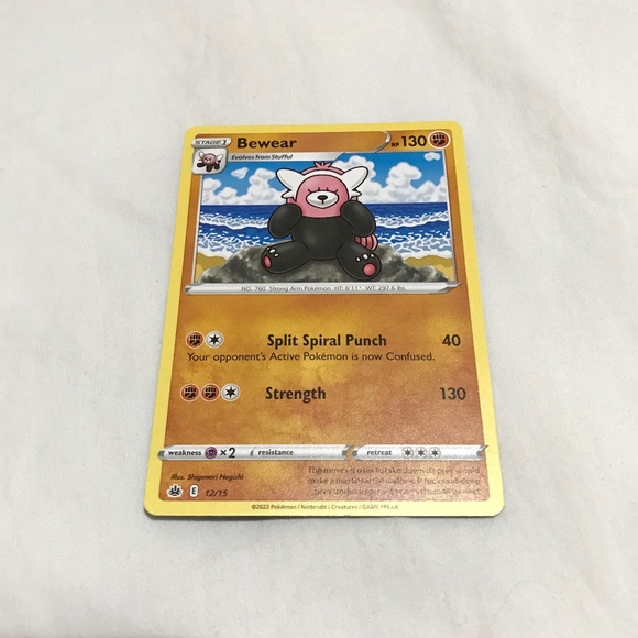 Pokemon Bewear Trading Card Collectible - Picture 1 of 2